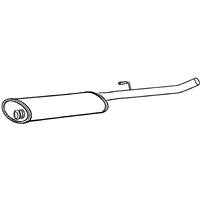 Middle Box/silencer A2a Fits: FIAT ULYSSE