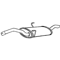 A2A Citroen Dispatch Rear Box/silencer | GSF Car Parts