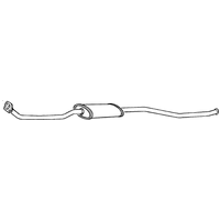Middle Box/silencer A2a Fits: PEUGEOT 306