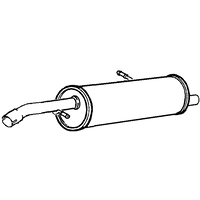 A2A Citroen C2 Rear Box/silencer | GSF Car Parts