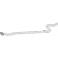 Exhaust Pipe A2a Fits: CITROEN C2