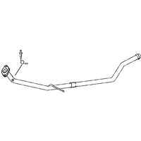 A2A Citroen C1 Exhaust Pipe | GSF Car Parts