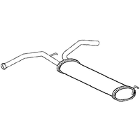 A2A Citroen C1 Rear Box/silencer | GSF Car Parts