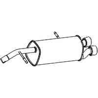 A2A Citroen Ds3 Rear Box/silencer | GSF Car Parts