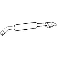 Exhaust Box Tail Pipe A2a Fits: CITROEN C4 PICASSO