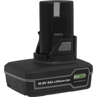 SEALEY Power Tool Battery 10.8V 4Ah Lithium-Ion For Sv10.8 Series | CP108VBP4 | GSF Car Parts