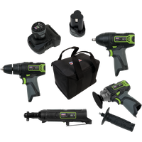 SEALEY 4 X 10.8V Sv10.8 Series Cordless Combo Kit - 2 Batteries | CP108VCOMBO1 | GSF Car Parts