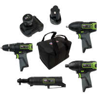 SEALEY 4 X 10.8V Sv10.8 Series Cordless Combo Kit - 2 Batteries | CP108VCOMBO2 | GSF Car Parts