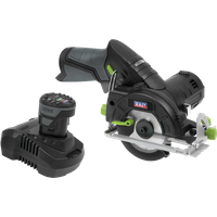 SEALEY Cordless Circular Saw Kit 10.8V 2Ah Sv10.8 Series Ø85mm | CP108VCS | GSF Car Parts