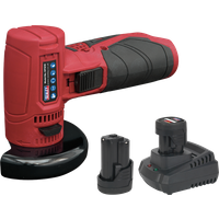 SEALEY Angle Grinder Kit Ø75mm 12V Sv12 Series - 2 Batteries | CP1210KIT | GSF Car Parts