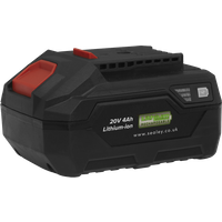 SEALEY Power Tool Battery 20V 4Ah Sv20 Series Lithium-Ion | CP20VBP4 | GSF Car Parts