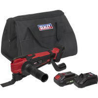 SEALEY Cordless Oscillating Multi-Tool Kit 20V 2Ah Sv20 Series | CP20VMTKIT1 | GSF Car Parts