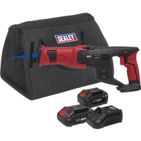 SEALEY Cordless Reciprocating Saw Kit 20V Sv20 Series - 2 Batteries | CP20VRSKIT | GSF Car Parts