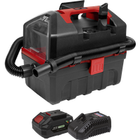 SEALEY Cordless Wet And Dry Vacuum Kit 20V 4Ah Sv20 Series | CP20VWDVKIT1 | GSF Car Parts