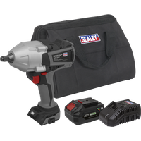 SEALEY Cordless Impact Wrench Kit 20V 4Ah Sv20 Series | CP20VXIWKIT | GSF Car Parts