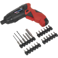 SEALEY Cordless Screwdriver Set 26Pc 3.6V Lithium-Ion | CP36B | GSF Car Parts