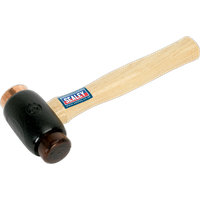 SEALEY Copper/rawhide Faced Hammer 3.5Lb Hickory Shaft | CRF35 | GSF Car Parts