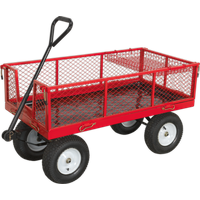 SEALEY Platform Truck With Sides Pneumatic Tyres 450Kg Capacity | CST806 | GSF Car Parts