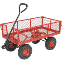 SEALEY Platform Truck With Removable Sides Pneumatic Tyres 200Kg Capacity | CST997 | GSF Car Parts