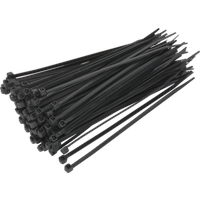 SEALEY Cable Tie 150 X 3.6mm Black Pack Of 100 | CT15036P100 | GSF Car Parts