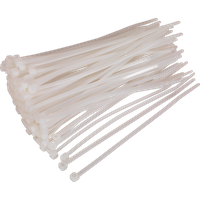 SEALEY Cable Tie 150 X 3.6mm White Pack Of 100 | CT15036P100W | GSF Car Parts
