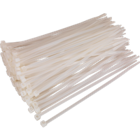 SEALEY Cable Tie 200 X 4.8mm White Pack Of 100 | CT20048P100W | GSF Car Parts