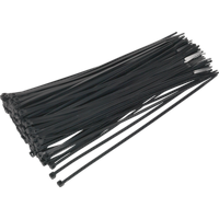 SEALEY Cable Tie 300 X 4.8mm Black Pack Of 100 | CT30048P100 | GSF Car Parts