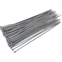 SEALEY Cable Tie 300 X 4.4mm Silver Pack Of 100 | CT30048P100S | GSF Car Parts