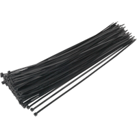 SEALEY Cable Tie 380 X 4.8mm Black Pack Of 100 | CT38048P100 | GSF Car Parts