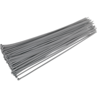 SEALEY Cable Tie 380 X 4.4mm Silver Pack Of 100 | CT38048P100S | GSF Car Parts