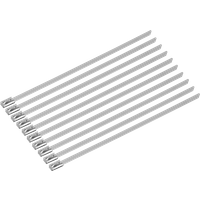 SEALEY Stainless Steel Cable Tie 150mm X 4.6mm - Pack Of 100 | CTSS150 | GSF Car Parts