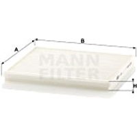 MANN Toyota Yaris Verso Cabin Filter - Particulate Filter | CU1828 | GSF Car Parts