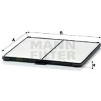 MANN Chevrolet Spark Cabin Filter - Particulate Filter | CU2012 | GSF Car Parts