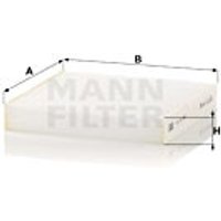 MANN Chrysler Ypsilon Cabin Filter - Particulate Filter | CU20006 | GSF Car Parts