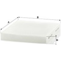 MANN Honda Civic Cabin Filter - Particulate Filter | CU2351 | GSF Car Parts