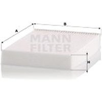 MANN Renault Koleos Cabin Filter - Particulate Filter | CU25012 | GSF Car Parts
