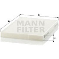 MANN Renault Koleos Cabin Filter - Particulate Filter | CU2620 | GSF Car Parts