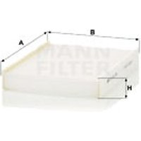MANN Volkswagen Load Up Cabin Filter - Particulate Filter | CU26006 | GSF Car Parts