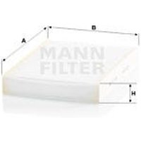 MANN Fiat Talento Cabin Filter - Particulate Filter | CU27009 | GSF Car Parts