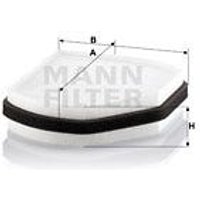 MANN Mercedes-Benz Clk Cabin Filter - Particulate Filter | CU2897 | GSF Car Parts