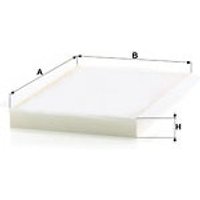 MANN Mercedes-Benz Sprinter Cabin Filter - Particulate Filter | CU3569 | GSF Car Parts