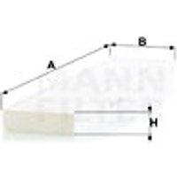 MANN Ford Cougar Cabin Filter - Particulate Filter | CU5257 | GSF Car Parts