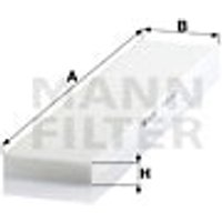 MANN Ford Galaxy Cabin Filter - Particulate Filter | CU5480 | GSF Car Parts