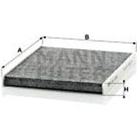 MANN Chrysler Ypsilon Cabin Filter - Carbon | CUK2026 | GSF Car Parts