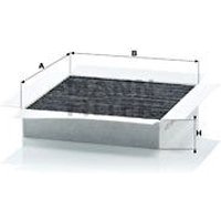 MANN Smart Fortwo Cabin Filter - Carbon | CUK2032 | GSF Car Parts