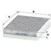 MANN Chrysler Delta Cabin Filter - Carbon | CUK2422 | GSF Car Parts