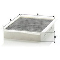 MANN Jaguar S-Type Cabin Filter - Carbon | CUK26003 | GSF Car Parts