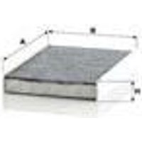 MANN Volkswagen Up Cabin Filter - Carbon | CUK26006 | GSF Car Parts