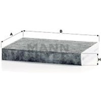 MANN Fiat Talento Cabin Filter - Carbon | CUK27009 | GSF Car Parts