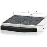 MANN Volvo Xc70 Cross Country Cabin Filter - Carbon | CUK2855/1 | GSF Car Parts